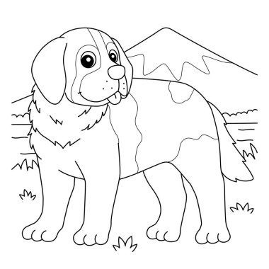 Aziz Bernard 'ın sevimli ve komik renkli sayfası. Çocuklar için saatlerce boyama eğlencesi sağlıyor. Renklendirmek için, bu sayfa çok kolaydır. Küçük çocuklar ve yeni yürümeye başlayanlar için uygun..