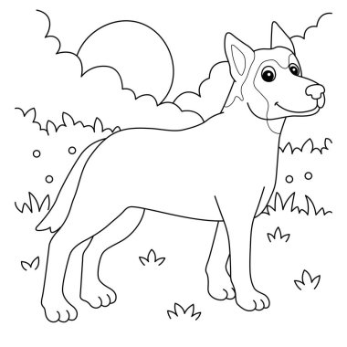 Belçikalı Malinois 'in sevimli ve komik renkli sayfası. Çocuklar için saatlerce boyama eğlencesi sağlıyor. Renklendirmek için, bu sayfa çok kolaydır. Küçük çocuklar ve yeni yürümeye başlayanlar için uygun..