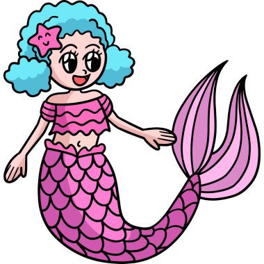 Bu karikatür, Afro-Amerikan denizkızı çizimini gösteriyor..