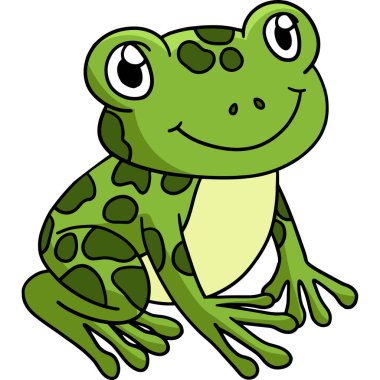 Bu karikatür klibinde bir kurbağa çizimi var..
