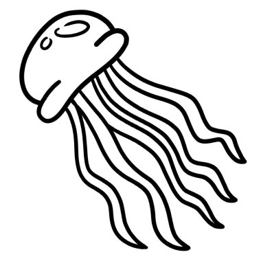 Bir denizanasının sevimli ve komik renkli sayfası. Çocuklar için saatlerce boyama eğlencesi sağlıyor. Renklendirmek için, bu sayfa çok kolaydır. Küçük çocuklar ve yeni yürümeye başlayanlar için uygun..