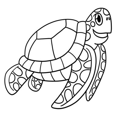 Bir kaplumbağanın sevimli ve komik renkli sayfası. Çocuklar için saatlerce boyama eğlencesi sağlıyor. Renklendirmek için, bu sayfa çok kolaydır. Küçük çocuklar ve yeni yürümeye başlayanlar için uygun..