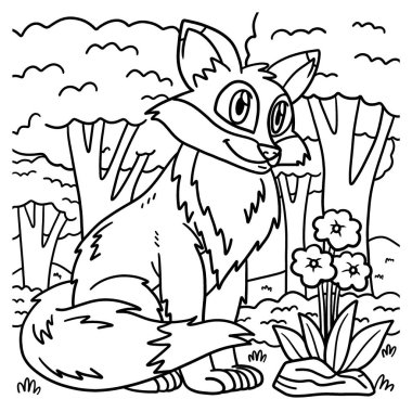 Bir tilkinin sevimli ve komik renkli sayfası. Çocuklar için saatlerce boyama eğlencesi sağlıyor. Renklendirmek için, bu sayfa çok kolaydır. Küçük çocuklar ve yeni yürümeye başlayanlar için uygun..
