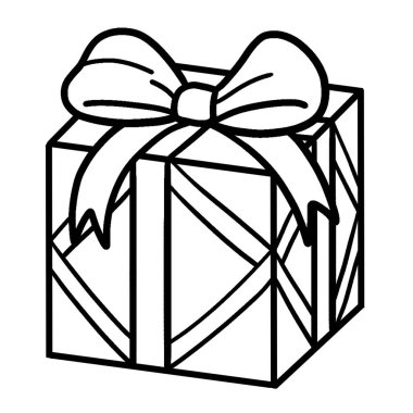 A cute and funny coloring page of Gifts. Provides hours of coloring fun for children. Color, this page is very easy. Suitable for little kids and toddlers.