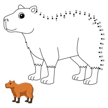 Capybara Hayvanı 'nın şirin ve komik renkli sayfası. Çocuklar için saatlerce boyama eğlencesi sağlıyor. Renk, bu sayfa çok kolay. Küçük çocuklar ve yeni yürümeye başlayanlar için uygun..
