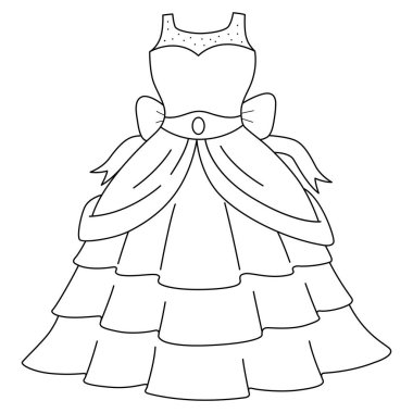  Gelinliğin sevimli ve komik renkli bir sayfası. Çocuklar için saatlerce boyama eğlencesi sağlıyor. Renk, bu sayfa çok kolay. Küçük çocuklar ve yeni yürümeye başlayanlar için uygun..