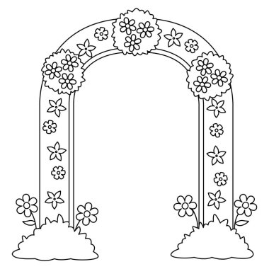 Çiçek kemerinin sevimli ve komik renkli bir sayfası. Çocuklar için saatlerce boyama eğlencesi sağlıyor. Renk, bu sayfa çok kolay. Küçük çocuklar ve yeni yürümeye başlayanlar için uygun..
