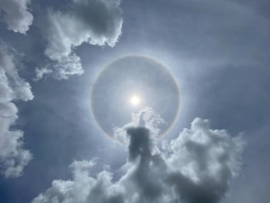 Mavi gökyüzü ile güzel doğal arkaplan