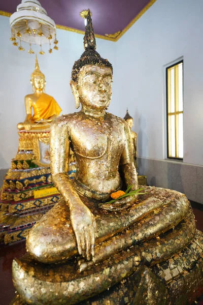 Zlatá Socha Buddhy Thajsku — Stock fotografie