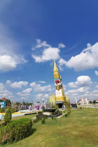 Widok Słynną Świątynię Miasta Tajlandii — Zdjęcie stockowe
