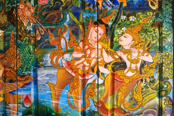 Thai style painting art — Stock Photo, Image