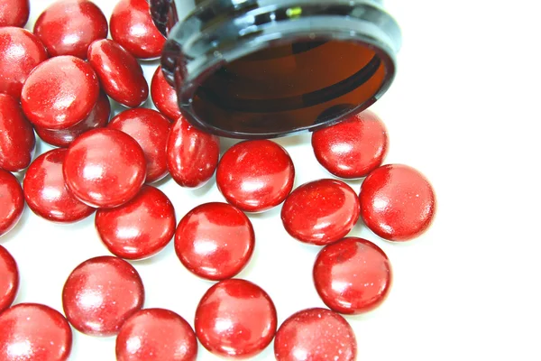 Pastillas rojas — Foto de Stock