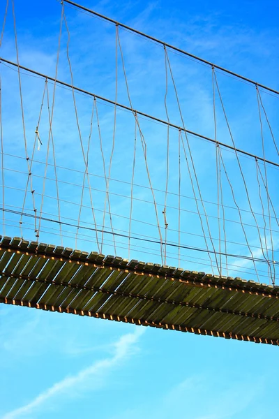 Ponte de corda — Fotografia de Stock