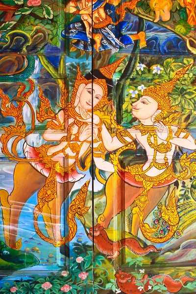 Thai style painting art — Stock Photo, Image