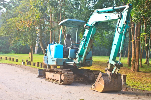 Baumaschinen mit Hacken — Stockfoto