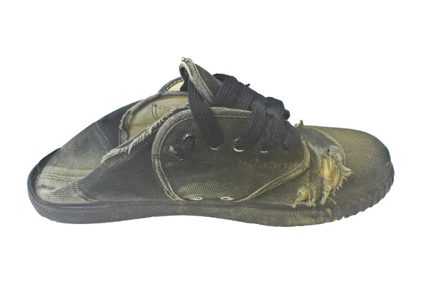 Par de zapatillas viejas y sucias —  Fotos de Stock