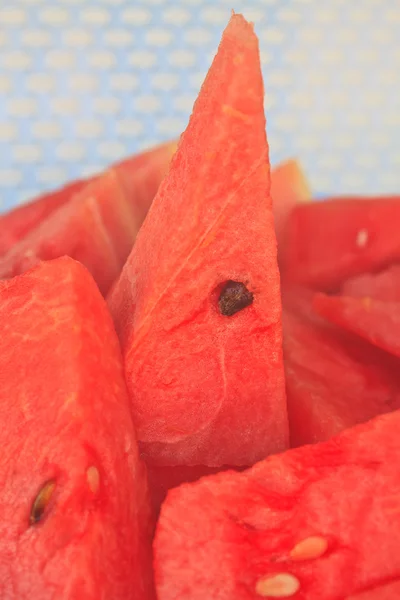 Čerstvé plátky červený meloun — Stock fotografie