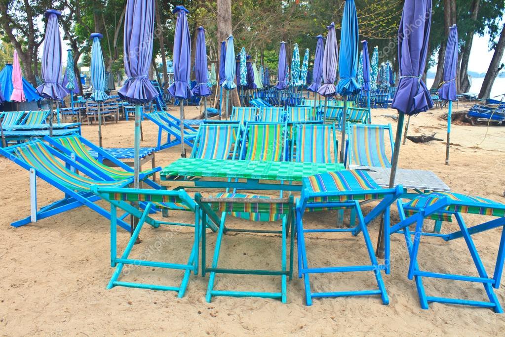 Beach Chairs Stock Photo Sirichai2514 41250349 Beach Chairs On Tropical White Sand Thailand Photo By Sirichai2514