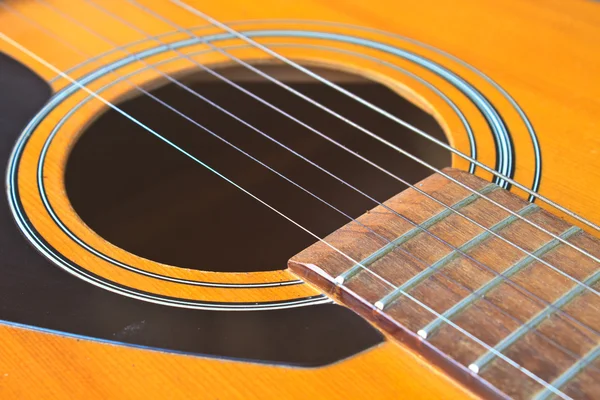 Guitarra acústica — Fotografia de Stock