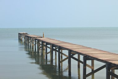 tahta köprüden denize