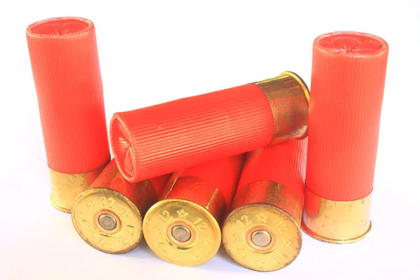 Cartuchos para escopeta calibre 12 — Foto de Stock