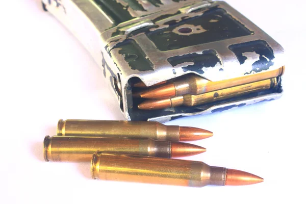 Bullets (ammunition) for gun — Stock Photo, Image