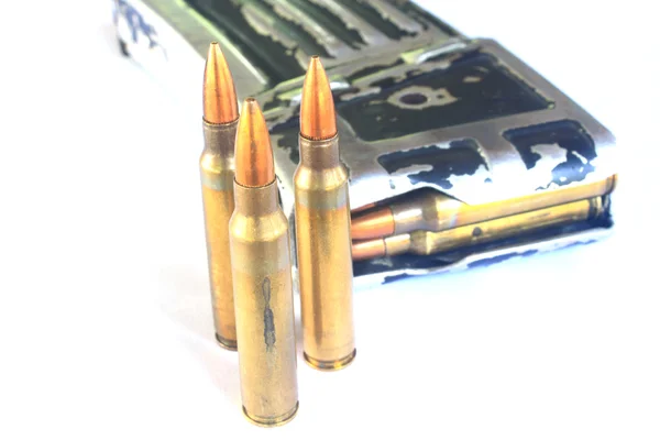 Bullets (ammunition) for gun — Stock Photo, Image