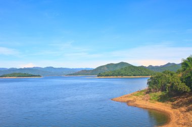rezervuar kaengkrachan Barajı manzarası