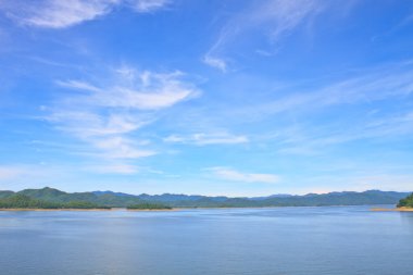 rezervuar kaengkrachan Barajı manzarası