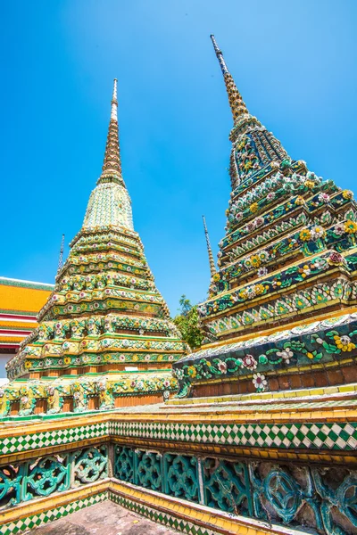 Wat po Bangkoku. nejznámější chrám v Thajsku — Stock fotografie