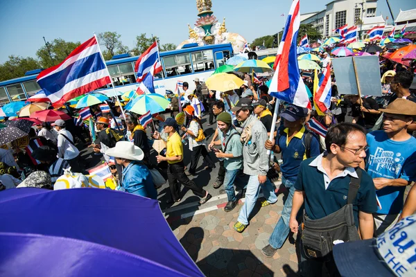 Bangkok - November - 04th - The protesters against an act of leg — Stock Photo, Image