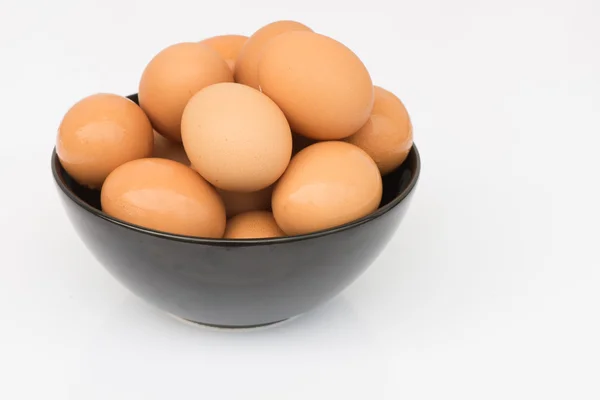 Huevos en tazón — Foto de Stock