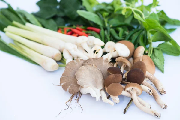 Légumes traditionnels pour la nourriture en Thaïlande — Photo