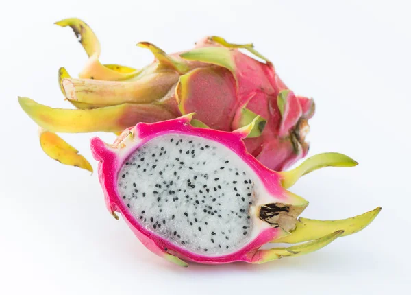 Φρούτα δράκου σε απομονωμένο λευκό φόντο — Φωτογραφία Αρχείου