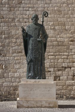 heykel st. Nicholas, bari, İtalya