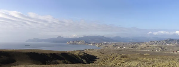 Vue depuis le cap Meganom (Crimée, Ukraine) ) — Photo