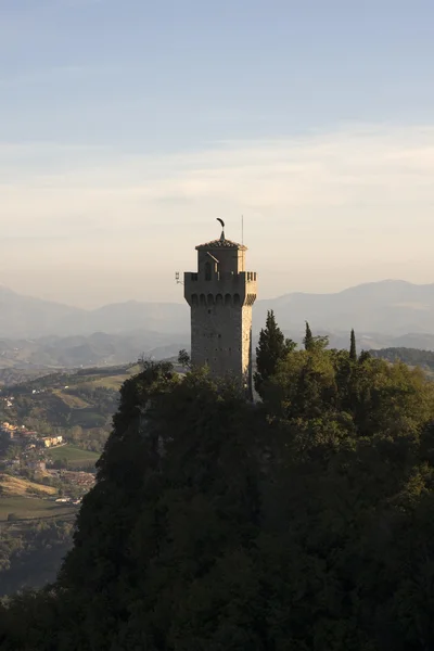 Rocca della Guaita, castello nella Repubblica di San Marino — Foto Stock