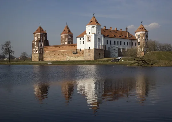 Castle in the city Mir, Belarus — Stock Photo, Image