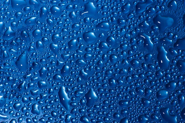 Gotas de agua sobre vidrio — Foto de Stock