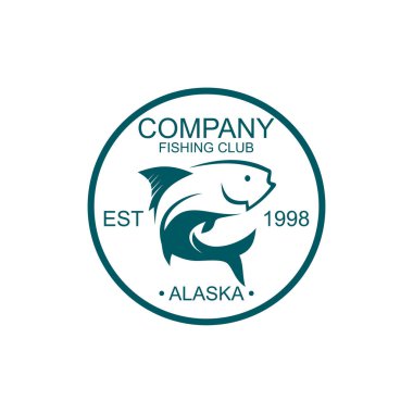 Balıkçılık kulübü logosu tasarımı