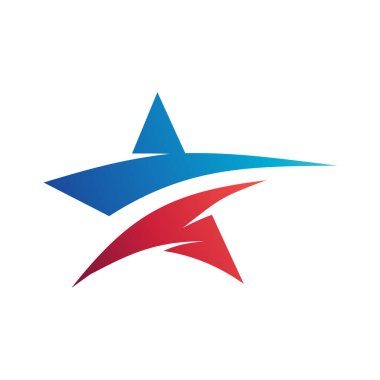 Yıldız Soyut Logo Şablonu Vektörü
