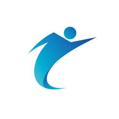Uçan Adam Logo Vektörü