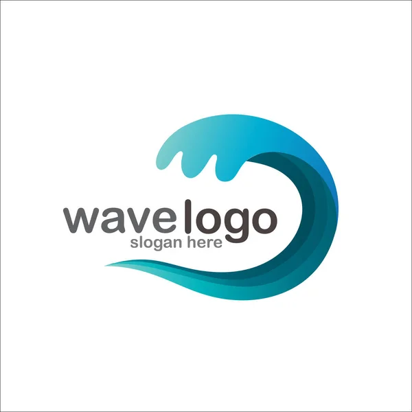 Vektörde Dalga Logosu Tasarımı
