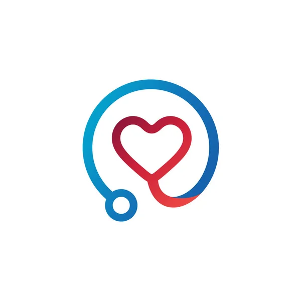 Stetoskop Logo Vektörlü Tıbbi