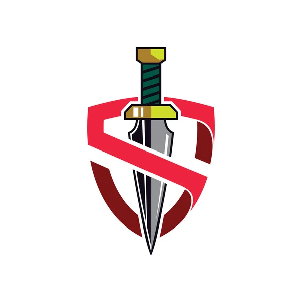 Kılıç ve kalkan logosu tasarımı