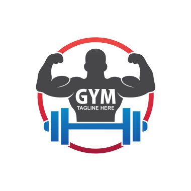 Jimnastik ve Spor Logosu Vektörü