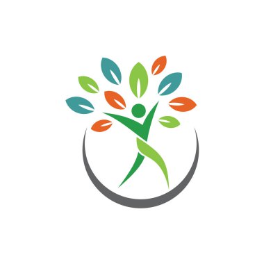 Vektör olarak vücut sağlığı logosu