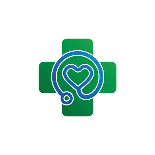 Conception Logo Croix Médicale Vecteur — Image vectorielle