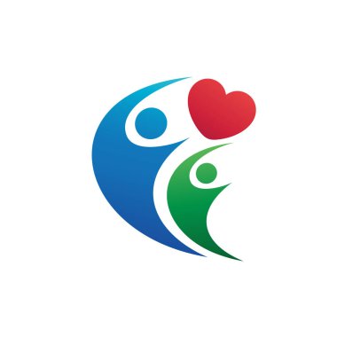 Vektörde İnsan Bakımı Logosu