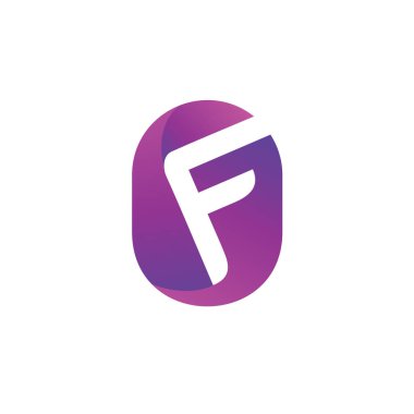 Vektörde F harfi logosu